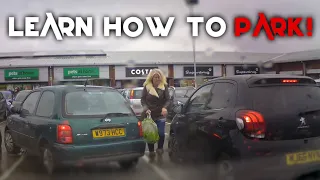 UNBELIEVABLE UK DASH CAMERAS | Lady Gets Road Rage, Angry Woman Parking, Drives Over Bollard! #38