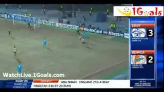 Zenit vs Benfica 3-2 ALL GOALS Highlights 15.2.2012 UEFA Champions League 1st Leg