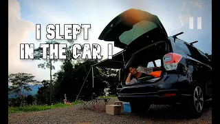 I Slept In The Car | NO-BUILD Subaru Forester Car Camper Conversion | Rainforest Park Genting Sempah