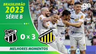 CEARÁ 0 X 3 NOVORIZONTINO | MELHORES MOMENTOS | 9ª RODADA BRASILEIRÃO SÉRIE B 2023 | ge.globo