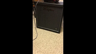 Bugera T5 Infinium tube guitar amp & Bugera Turbosound 112 Cab Audio Demo (High Gain)