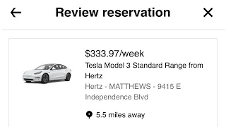 Is it worth Renting a Tesla Model 3 to Drive for Uber