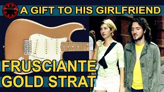 John Frusciante gave a 1957 Shoreline GOLD STRATOCASTER to his girlfriend Emily Kokal from WARPAINT