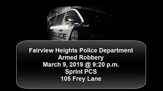 Surveillance video shows armed robbery of Sprint store in Fairview Heights