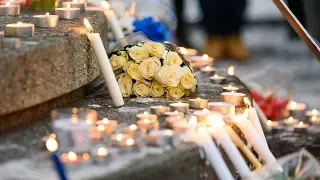 Vigil for Iran plane crash victims