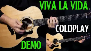 how to play "Viva la Vida" on acoustic guitar by Coldplay | acoustic guitar lesson tutorial