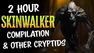 2 Hour SKINWALKER & CRYPTID Scary Stories | RAIN SOUNDS | Horror Stories