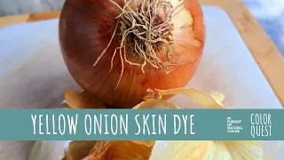 HOW TO MAKE NATURAL DYE WITH YELLOW ONION SKIN | ORGANIC COLOR | ORANGE