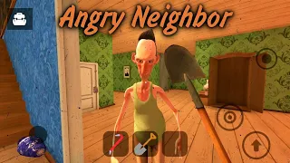 полное прохождение игры Angry Neighbor | вспоминаем старые игры