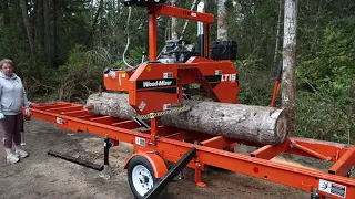 Setting Up LT15 and Milling a Log