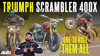 Triumph Scrambler 400 X First Ride Review | All The Bike You'll Ever Need? | 2023 | autoX