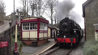 Keighley and Worth Valley Railway - Winter Steam Gala 2015 - Damems Station