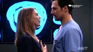 Grey's Anatomy 15x08 Deluca Tells Meredith He's Interested in Her - Mer accepts Link Invitation