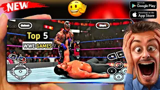 TOP 5 BEST Play Store WWE GAMES FOR ANDROID 😂 2022