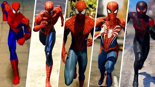 Running Evolution in Spider-Man Games