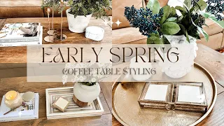 EARLY SPRING COFFEE TABLE STYING IDEAS | SPRING DECORATE WITH ME 2023