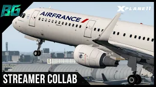 Streamer Collab Toliss A321 w/XPlane1972 (LFPG-LFMN-LFBO) VATSIM | XP11