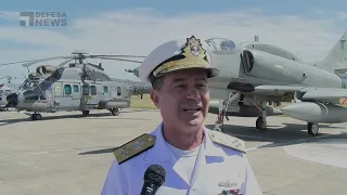 Entrevista do Comandante da Marinha, Almirante Garnier sobre os 106 anos da Aviação Naval