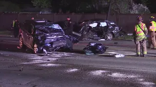 4 teens killed in multi-vehicle crash in Wheeling