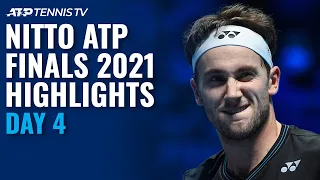 Djokovic First Meeting vs Rublev; Ruud vs Debutant Norrie | Nitto ATP Finals 2021 Highlights Day 4