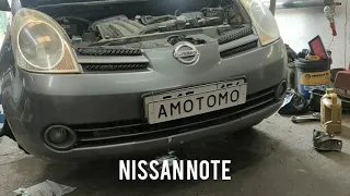 Замена масла Nissan Note.