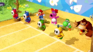 Mario Party Superstars Minigames - Mario vs Donkey Kong vs Birdo vs Yoshi