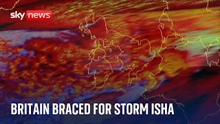 Britain to be battered by Storm Isha after Met Office upgraded amber wind warning