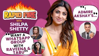 Shilpa Shetty's HILARIOUS Rapid Fire on Akshay Kumar, Raveena Tandon, SRK, Salman & Urfi  | Sukhee