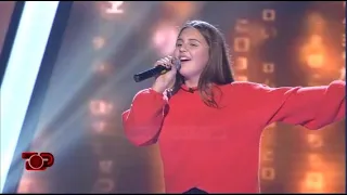 Aulona - Set fire to the rain | The Blind Auditions | The Voice Kids Albania 2018