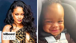 Rihanna Gives First Glimpse of Her Baby Son in Adorable TikTok Video | Billboard News