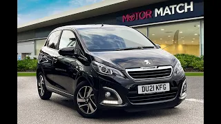 Used Peugeot 108 1.0 Petrol Manual Allure at Motor Match Stafford