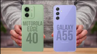 Samsung Galaxy A55 VS Motorola Edge 40 - Detailed Comparison