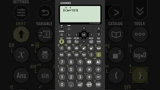 Using Solver For A Linear Equation On A Casio fx-991CW Classwiz | #shorts