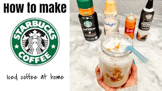 Starbucks iced coffee at home | DIY Iced Coffee | Coffee Lover