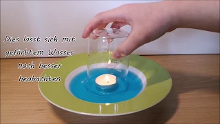 3 einfache Experimente mit Kerzen für Zuhause!