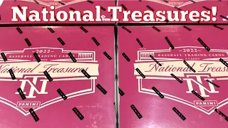 $600 PER BOX!  NEW RELEASE!  2022 NATIONAL TREASURES BASEBALL CARDS!