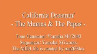 California Dreamin' - The Mamas & The Papas (cover) / MIDI version