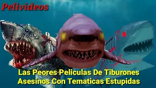 Malas Peliculas De Tiburones Que Son Entretenidas (Parte 2) | Pelivideos Oficial