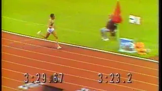 SAID AOUITA 3'29"46 WR (Berlín 23-8-1985)