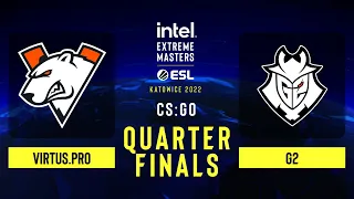 Virtus.pro vs G2 – Map 1 [Mirage] - IEM Katowice 2022 - Quarter Finals