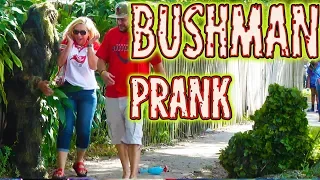 NEW!! 3 Bushman Gauntlet - FUNNY VIDEO! Bushman Scare Prank at Tampa Bay Buccaneers