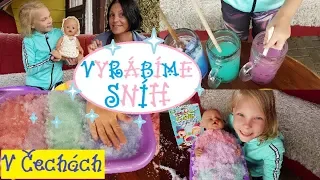 Vyrábíme duhový sníh 🌈|  Testování hraček Rainbow Gelli Snow | Máma v Německu