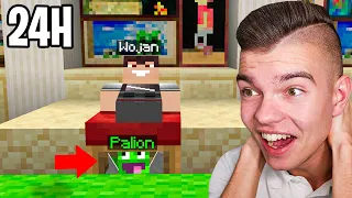 SPĘDZIŁEM CAŁY DZIEŃ w DOMKU WOJANA w Minecraft! (najśmieszniejsze)