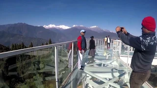 PELLING SKY WALK ON GLASS  IN PELLING, SIKKIM