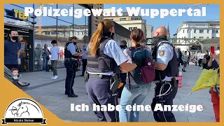 Polizeigewalt Demo Wuppertal: Superman greift ein & ich kriege Anzeige von Polizei, weil Maske fehlt