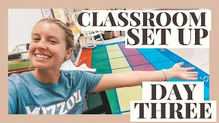 CLASSROOM SET UP DAY 3 | VLOG | 2nd Grade Teacher