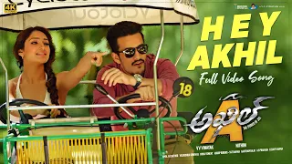 Hey Akhil [4k] Video Song | Akhil - The Power Of Jua | Akhil Akkineni, Sayesha | Telugu Songs