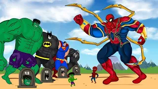 Team HULK, SUPER MAN, VENOM vs IRON SPIDERMAN : Returning from the Dead SECRET