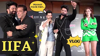 iifa Vlog | Varun Dhawan | Salman Khan | Ananya Panday | Maniesh Paul | Press conference