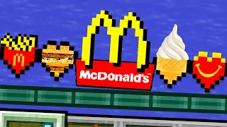 Minecraft But There Are McDonalds Hearts